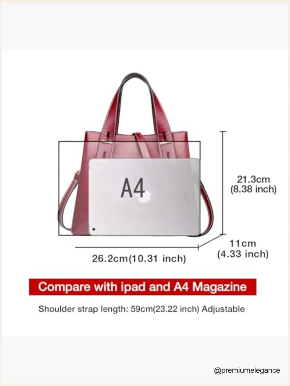 Genuine Leather Crossbody Satchel Tote Handbag Shoulder Bag Purse